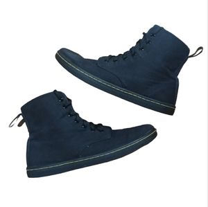 Men's Doc Martens Sneakers Black Canvas High Tops